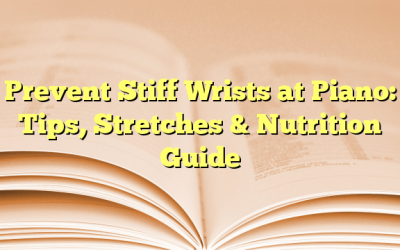 Prevent Stiff Wrists at Piano: Tips, Stretches & Nutrition Guide