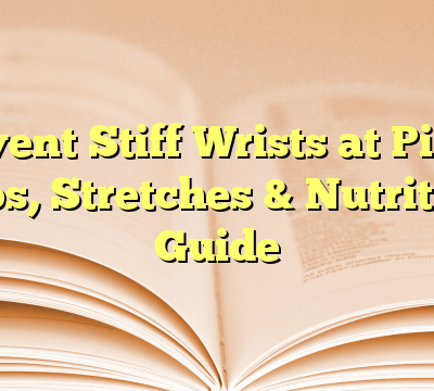 Prevent Stiff Wrists at Piano: Tips, Stretches & Nutrition Guide